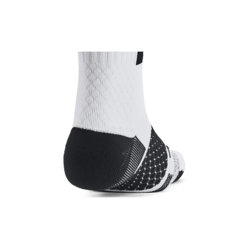 Under Armour Johnson Mid Calf Socks Unisex 1 Pack White-3