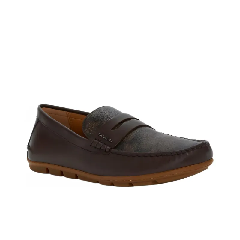 COACH Men's Casual Shoes Men Low Top Brown-3