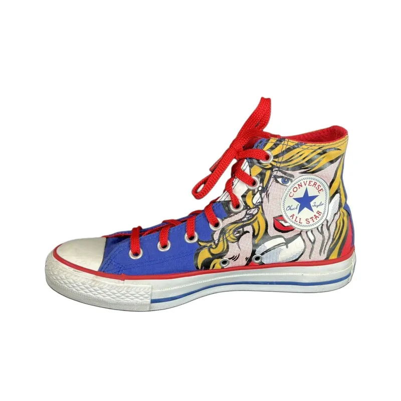Converse CHUCK TAYLOR Anti Slip Wear Resistant High Top Canvas Shoes Unisex Blue-1