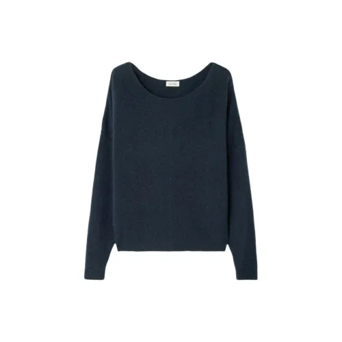 AMERICAN VINTAGE A.M Sweaters Women's Marine Blue Black