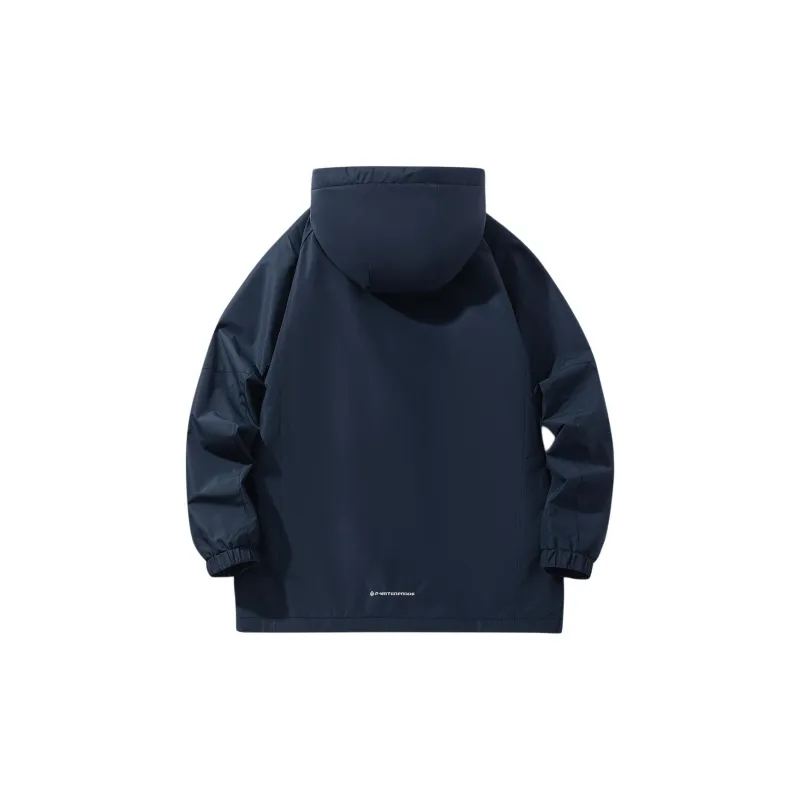 PEAK Kai Series Trench Coat Men Navy Blue-1