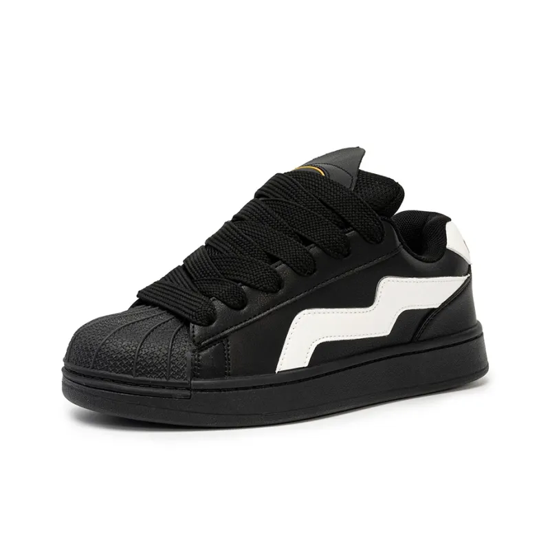 BEIER Couple Versatile Shell Head Low-Top Skateboard Shoes Unisex-2