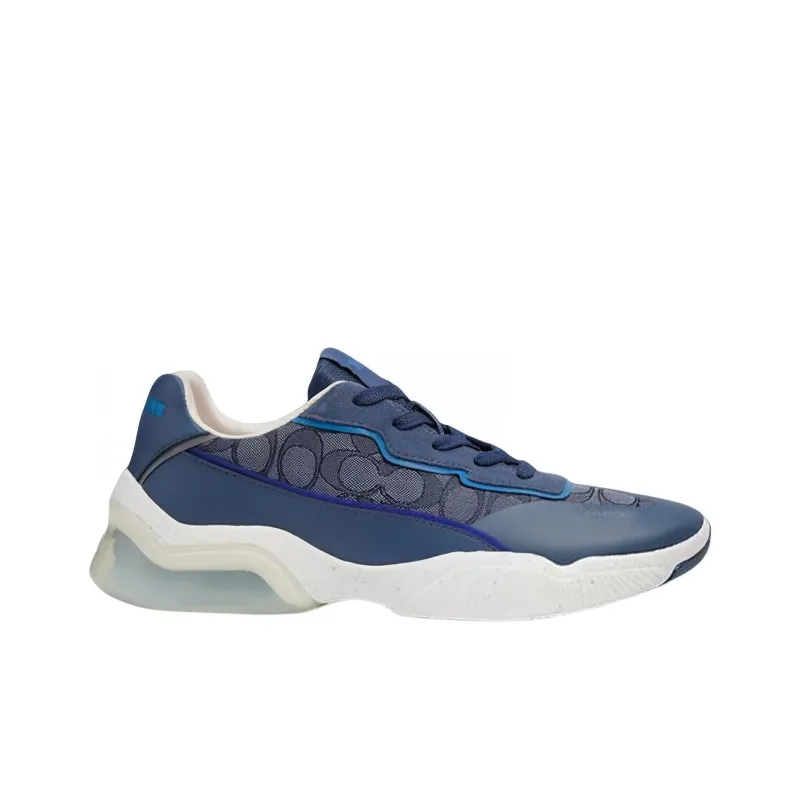 COACH CitySole Low Top Casual Shoes Men's Blue-1