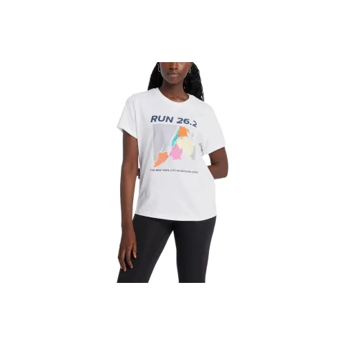 New Balance NYC Marathon Graphic T-Shirts Women's White