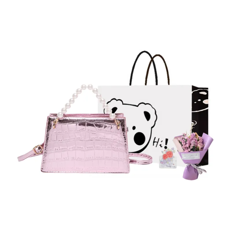 NX DOUGHNUT PU Small Square Bag, Shoulder Bag, Crossbody Bag, Handbag Women's Multicolor-20