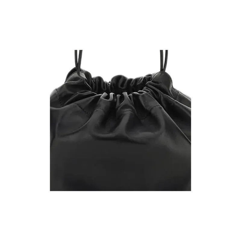 JIL SANDER Dumpling Drawstring Shoulder Bag-4