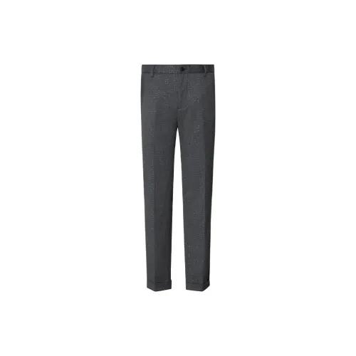 ANDREW MACKENZIE Suit Trousers Men Dark Gray