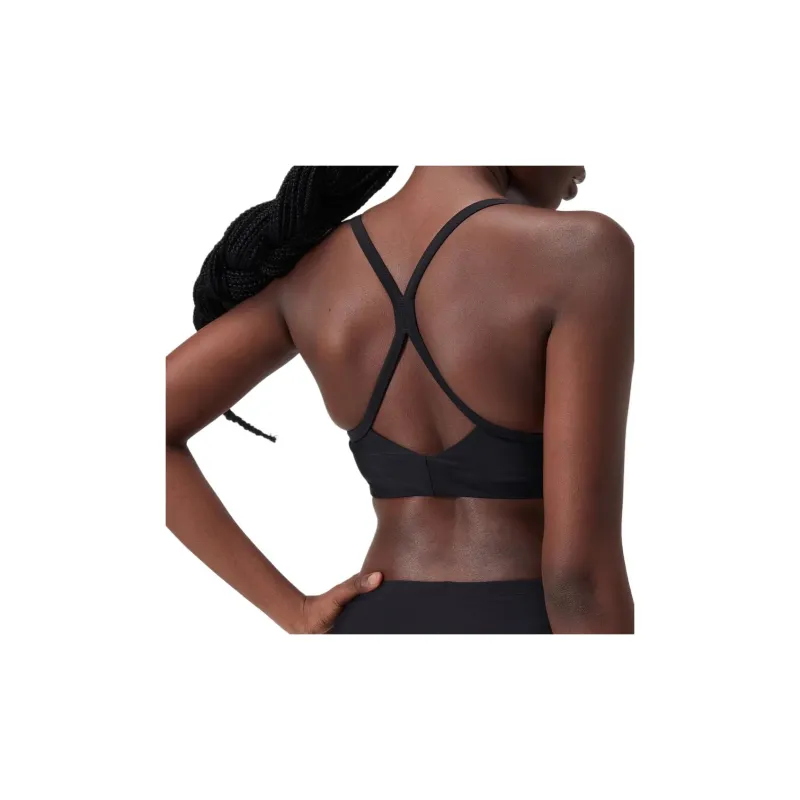 Speedo Women's Racerback Crop Top Bikini Women's Pitch Black-2
