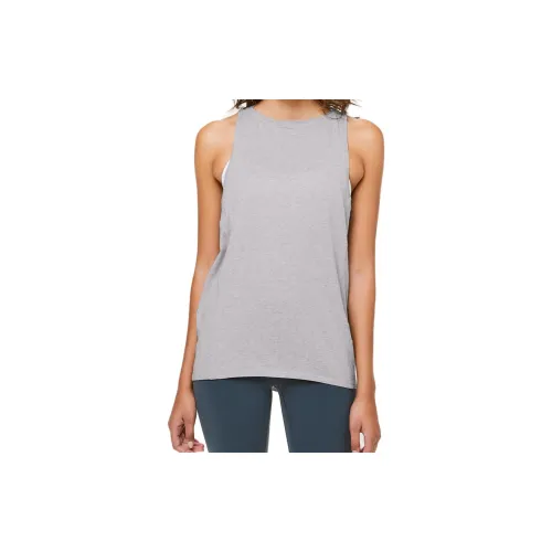 Lululemon Back In Action Sleeveless Sports Shirts Women's Light Gray/Heathered