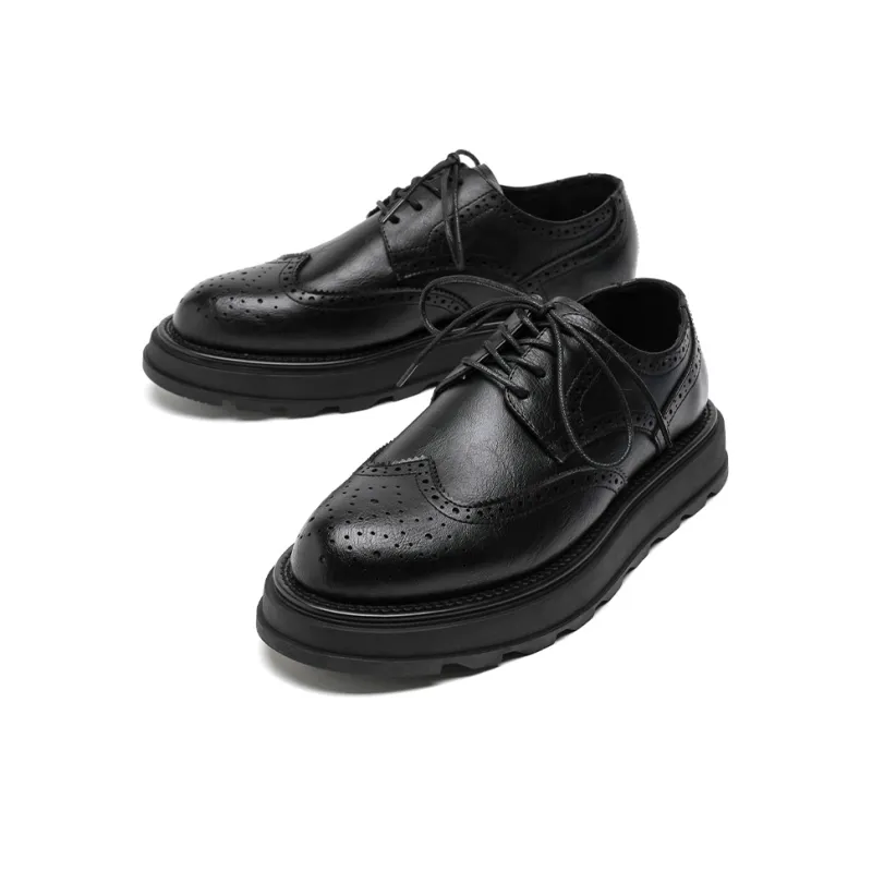 Chi Wolf Men's Casual Shoes Men Low Top Black/Brown-2