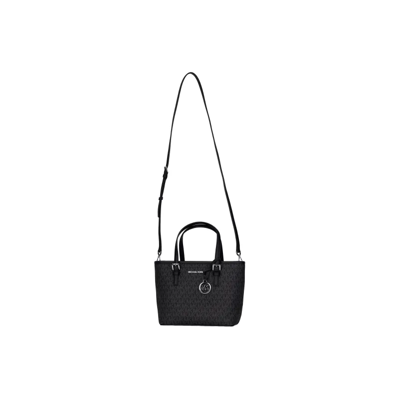 MICHAEL KORS Jet Set PVC Tote Bag, Shopping Bag, Handbag, Shoulder Bag, Crossbody Bag Mini Women's Black-2