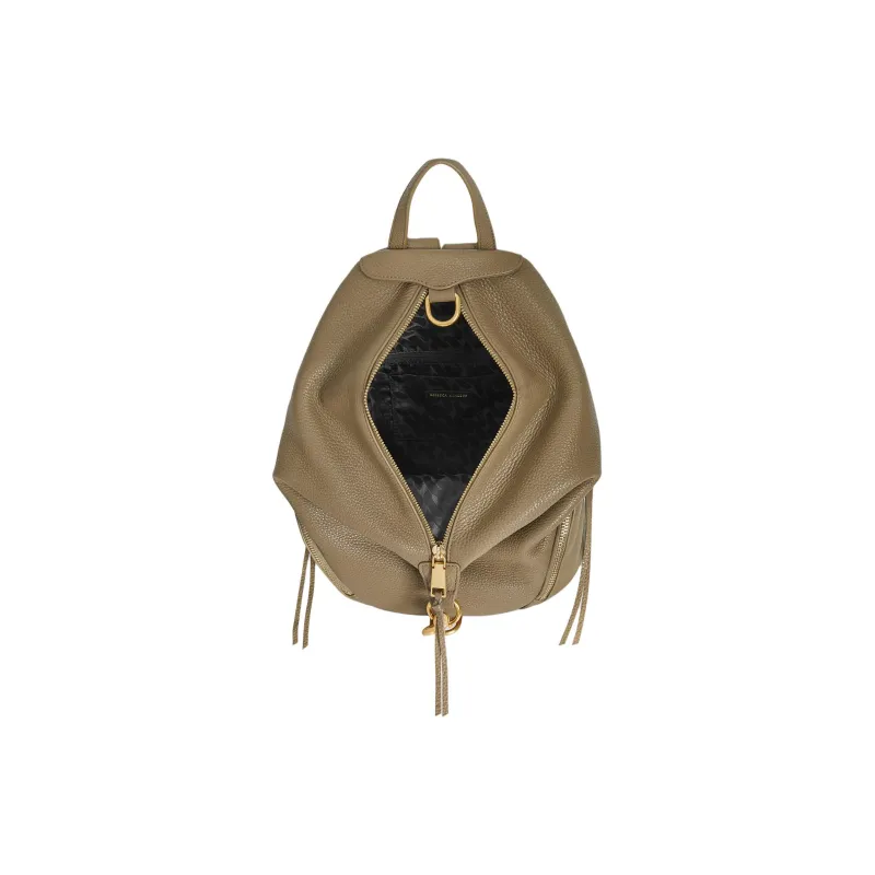 REBECCA MINKOFF Leather Backpack Women's Clay-2
