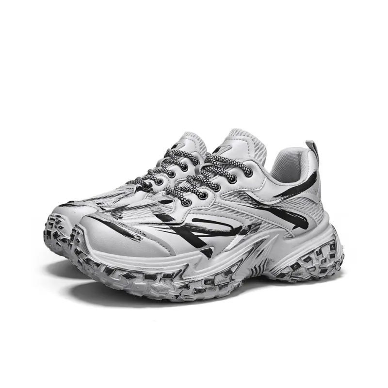 M.M Party Anti Slip Wear Resistant Low Top Chunky Sneakers Men-26
