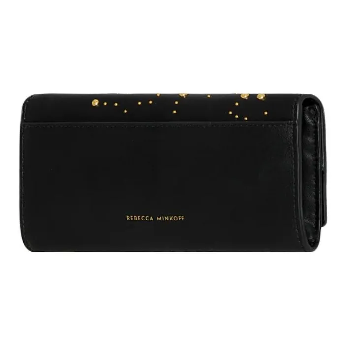 REBECCA MINKOFF Leather Wallet Women's Black-1