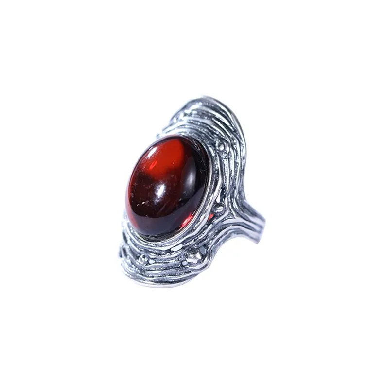 S&A Amber Beeswax Rings Women's-2