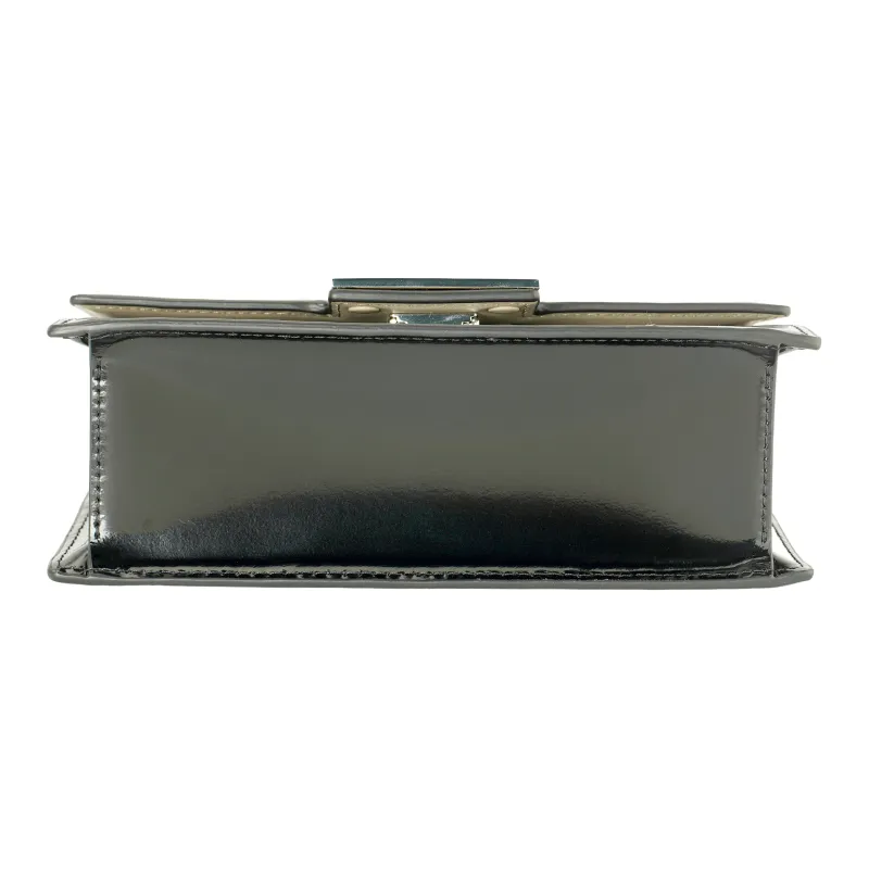 TORY BURCH BON BON Cow Leather Shoulder Bag Crossbody Bag Handbags Mini Women's Black-5