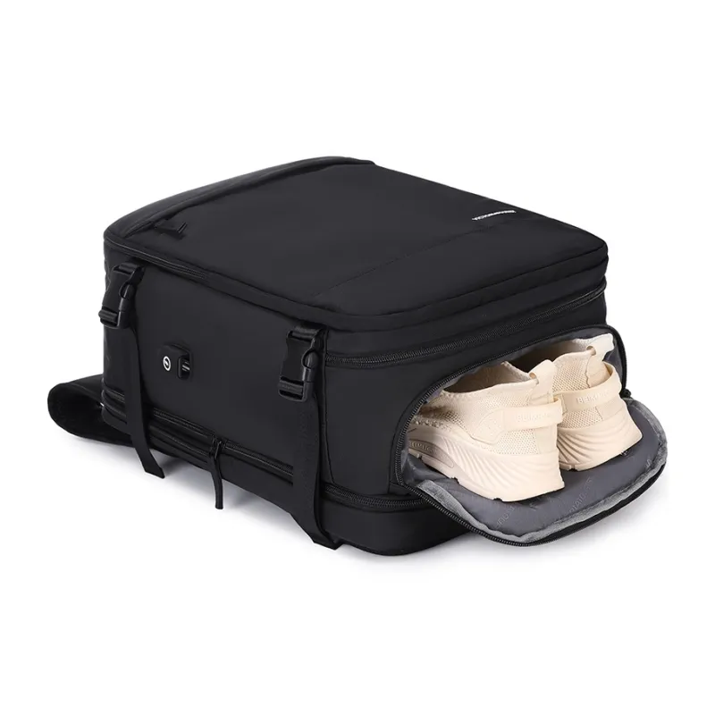 Victorian Traveler Polyester Backpack Men Black-5