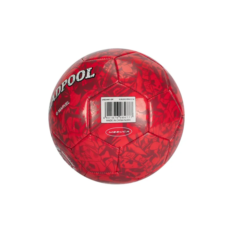 MESUCA MARVEL Size 5 Soccer PVC Machine Stitched Soccer Ball Unisex Red Black-4