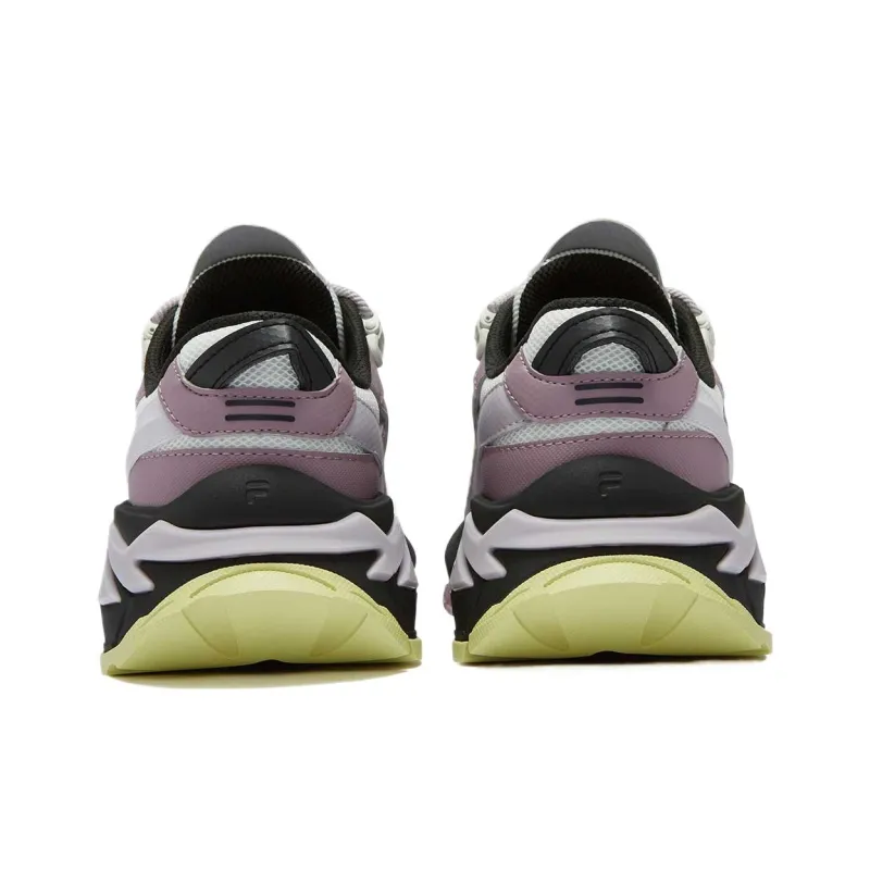 FILA FUSION Slip Resistant Low Top Casual Shoes Women's Lilac Gray Purple-4