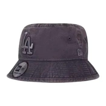 New Era Denim Bucket Hats Unisex Dark Gray
