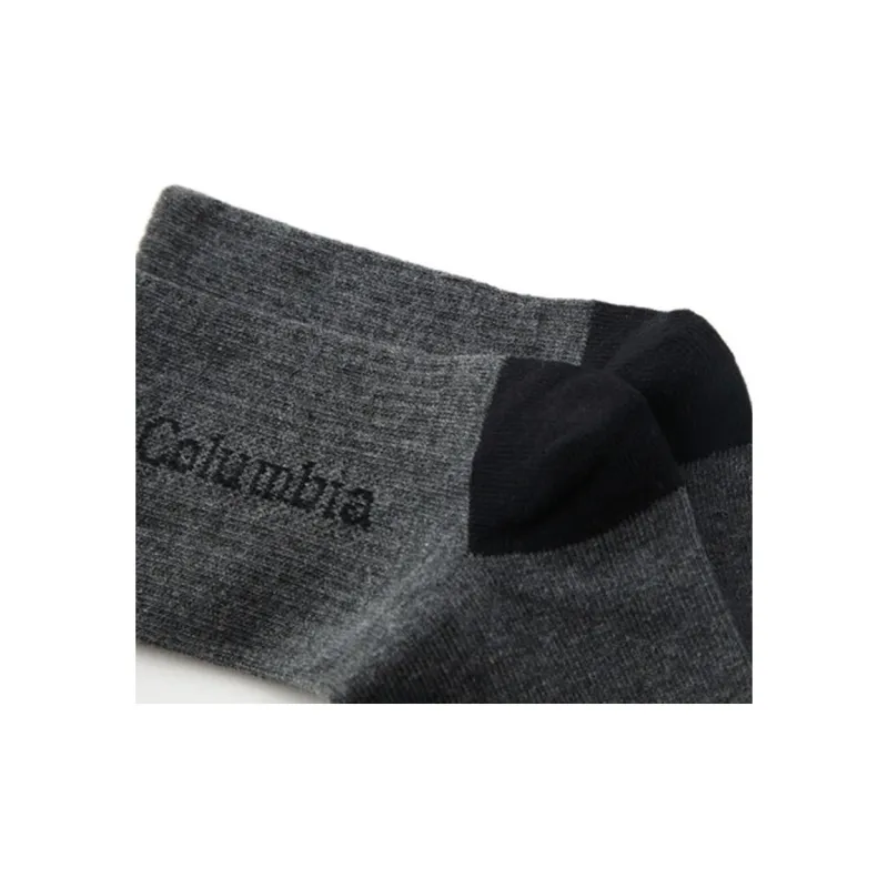 Columbia Mid Calf Socks Unisex Black/Gray-3