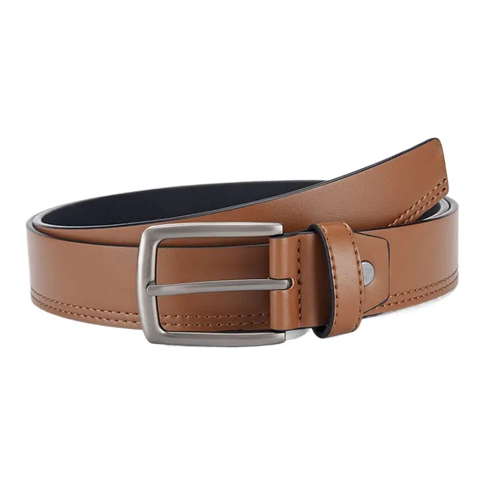 CARTELO Cow Split Leather Belts Unisex Width 3.5cm Gift Box Set-5