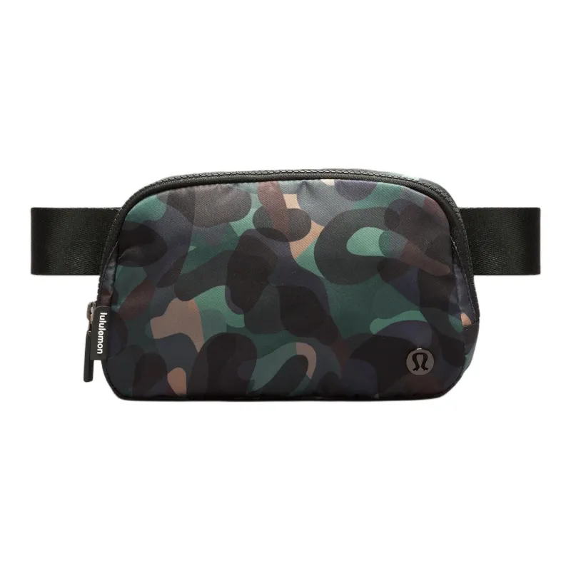 Lululemon Nylon Crossbody Fanny Pack Regular Unisex Wave Minnie Multicolor Black Pine-0