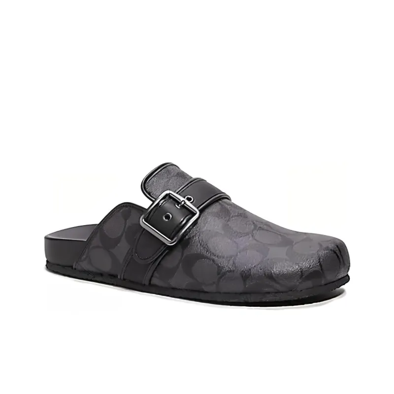 COACH Closed Toe Slippers Men's Black-2