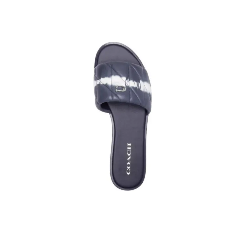 COACH Slide Slippers Women's Marine Blue-4