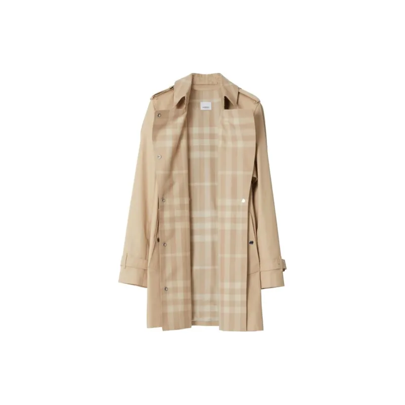 Burberry SS23 Trench Coat Women's Soft Yellow Umber-1