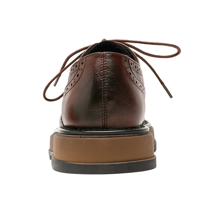 Chi Wolf Men's Casual Shoes Men Low Top Black/Brown-10