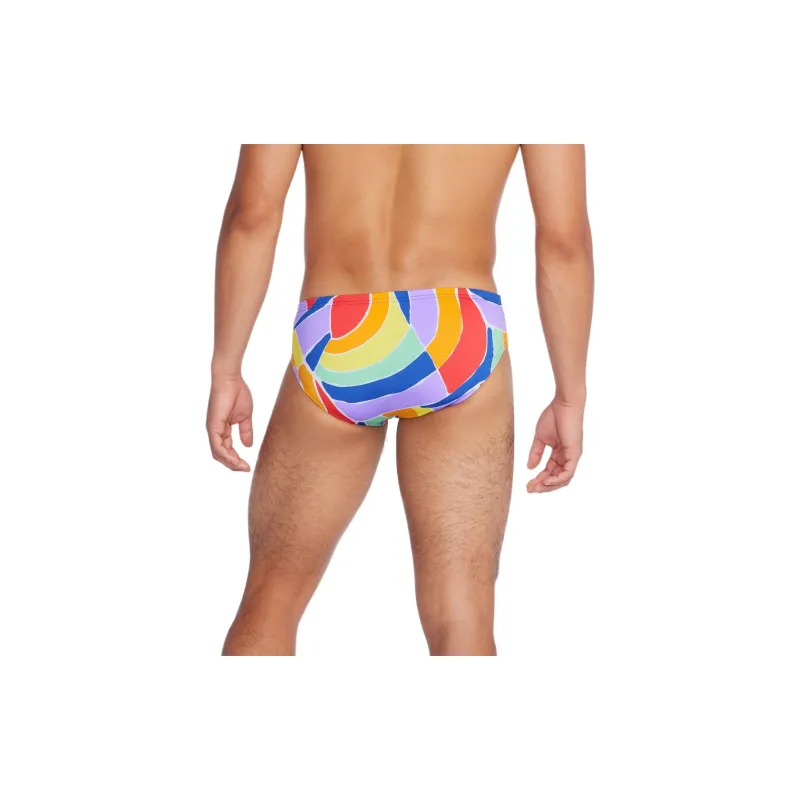 Speedo Pride Printed One Brief Swimming Shorts Men's Cobalt Blue-1
