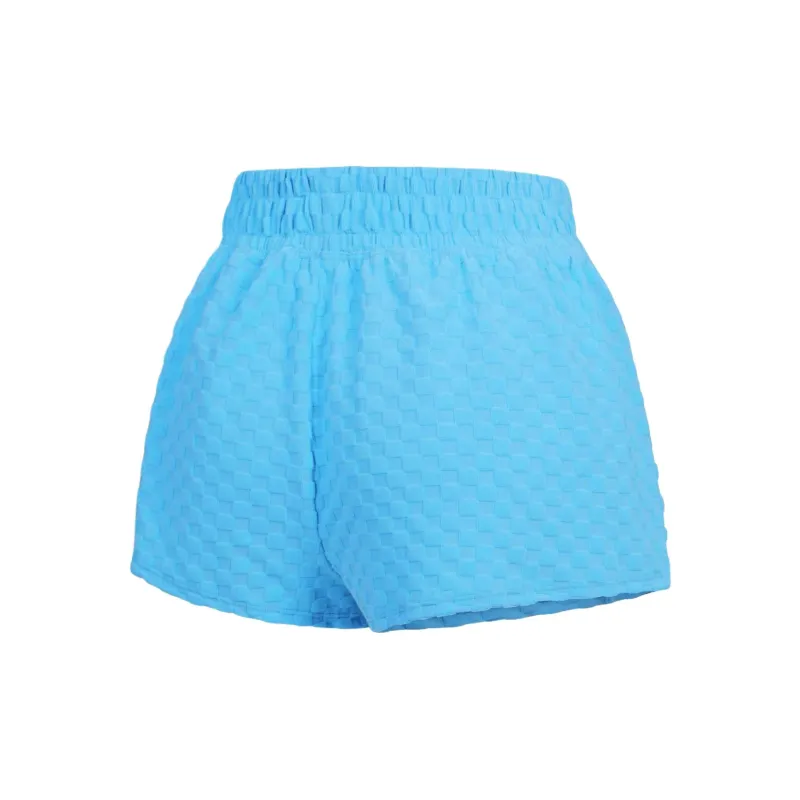 Speedo FLU3NTE Terry Short Bikini Women's Aqua Blue-1