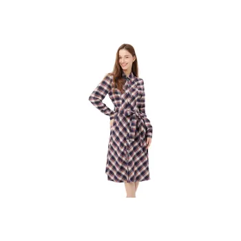 Hush Puppies Long Sleeved Dresses Women's Blue Red
