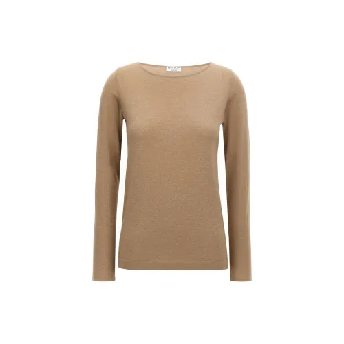 Brunello Cucinelli Sweaters Women's Light Brown