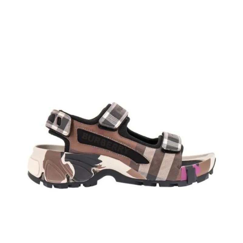 Burberry Arthur Check-pattern Sandals-1