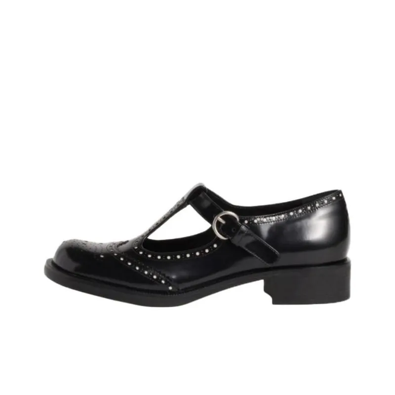 MIU MIU Salomé Casual Single Shoes Women's Black-0