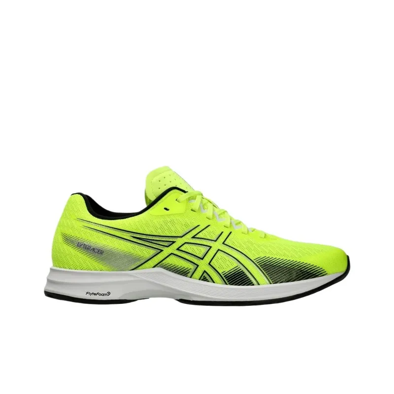 Asics Slip Resistant Low Top Running Shoes Men Green-1