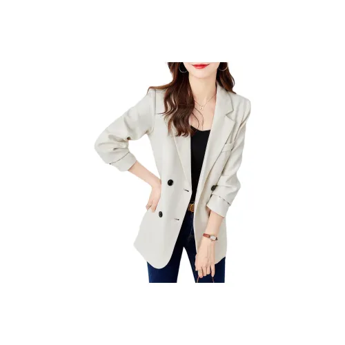 TERRE BLEUE Business Suits Women's Beige