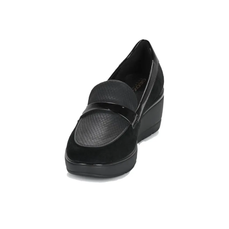 GEOX Casual Single Shoes Women's Black-3