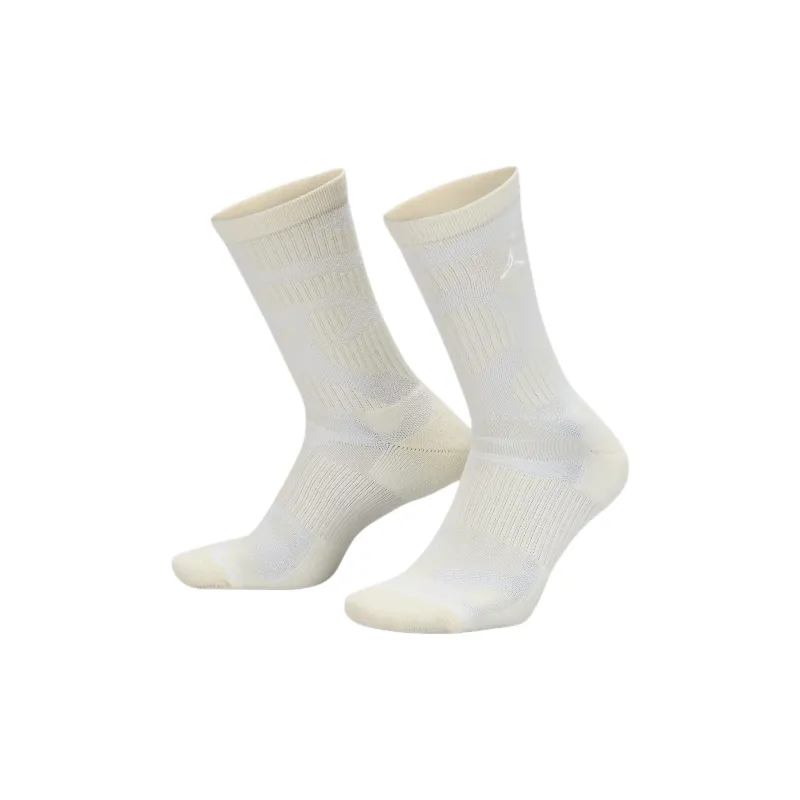Jordan Everyday Mid Calf Socks Unisex 1 Pack Milk White-1