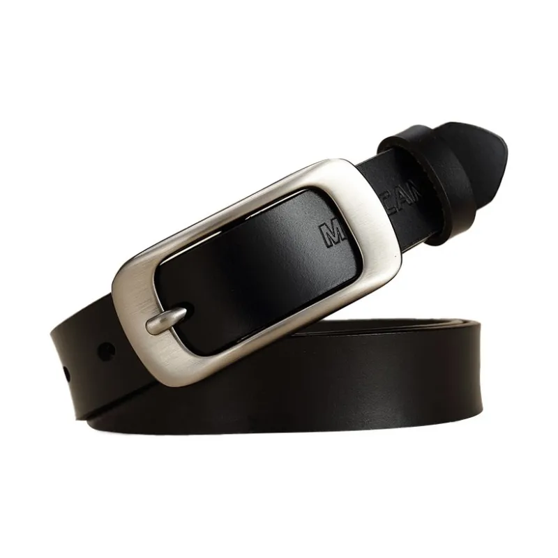 MEXICAN Cow Split Leather Leather Belts Women's Width 2.3cm-5