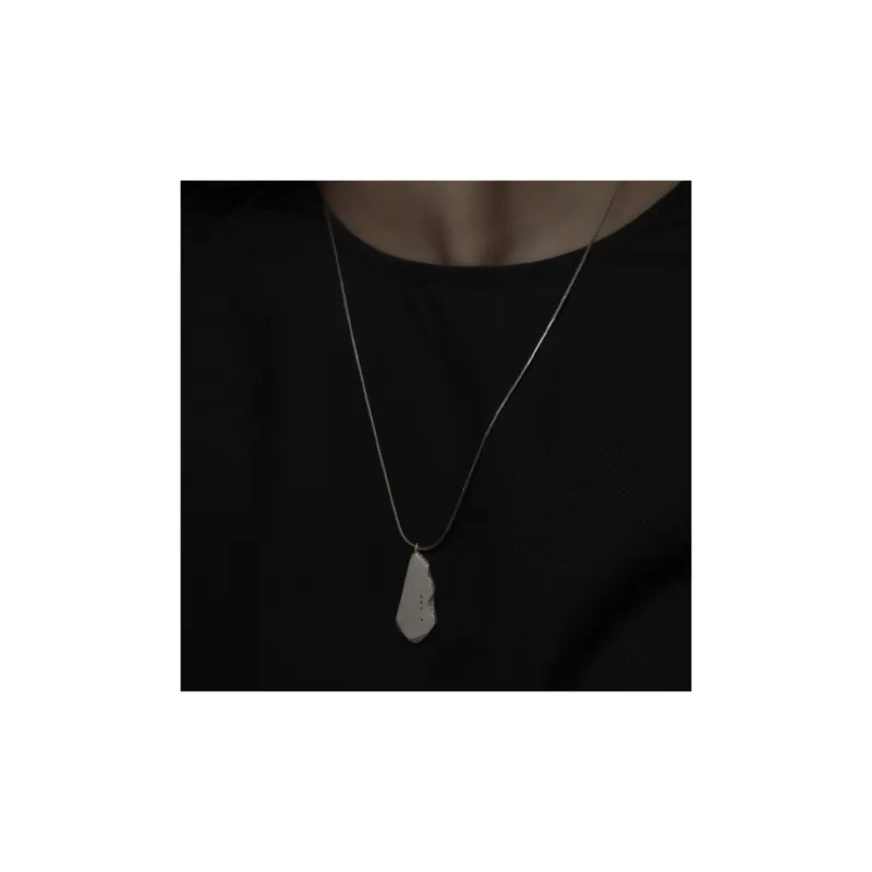 M.Wong 925 Sterling Silver Large Necklace Chain Unisex-1