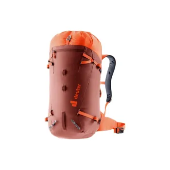 DEUTER Polyamide Outdoor Mountaineering Bag Backpack Unisex Rosewood Papaya