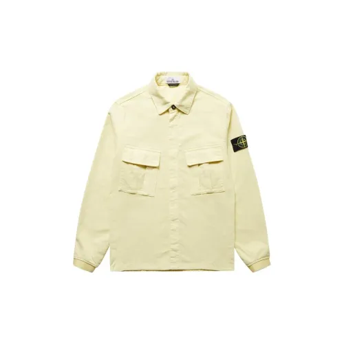 STONE ISLAND Jackets Unisex Apricot Cream