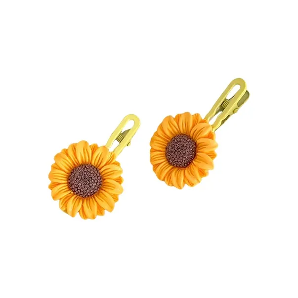 Water Jade Alloy Hair Clips Women's-6