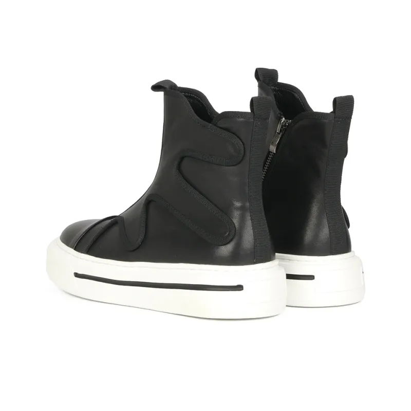 Thai Points Wear-Resistant Breathable Height Increasing High-Top Skateboard Shoes Men-4