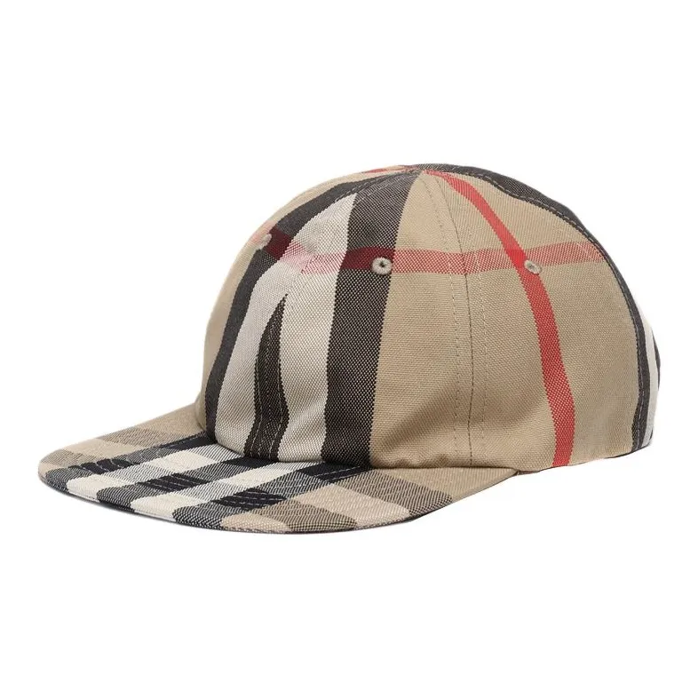 Burberry Cotton Baseball Caps Women's Umber-0