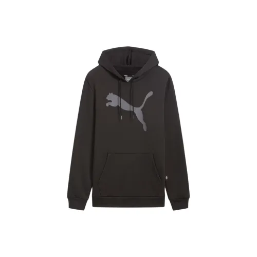 PUMA Hoodie Sweatshirts Men Black/Deep Charcoal