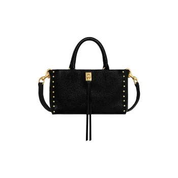 REBECCA MINKOFF Genuine Leather Handbag Shoulder Bag Crossbody Bag Women's Black